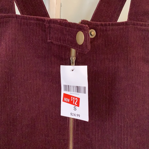 Forever 21 Overall Dress BRAND NEW - Picture 2 of 4